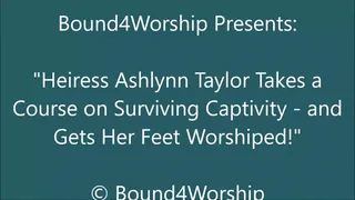 Ashlynn Taylor Gets Foot Worship at Training