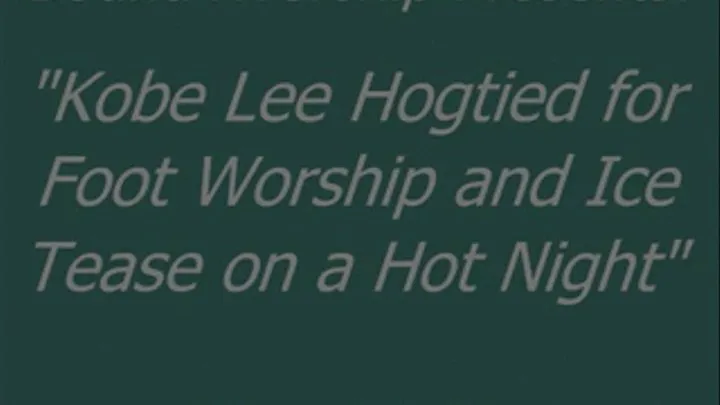 Kobe Lee Hogtied on a Hot Night