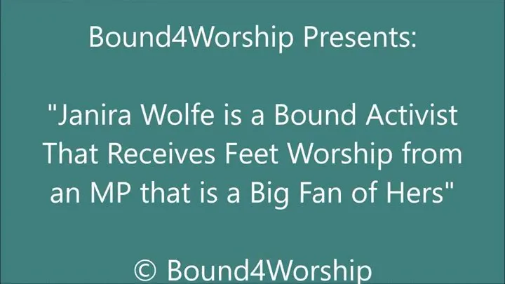 Janira Wolfe Worshiped After a Protest - SQ