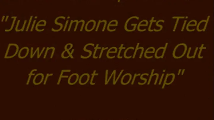 Julie Simone Stretched for Worship - P2