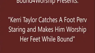 Kerri Taylor Deals With a Lurking Foot Fan - SQ