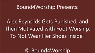 Alex Reynolds Gets Bound Foot Worship for After Wearing Sneakers Inside