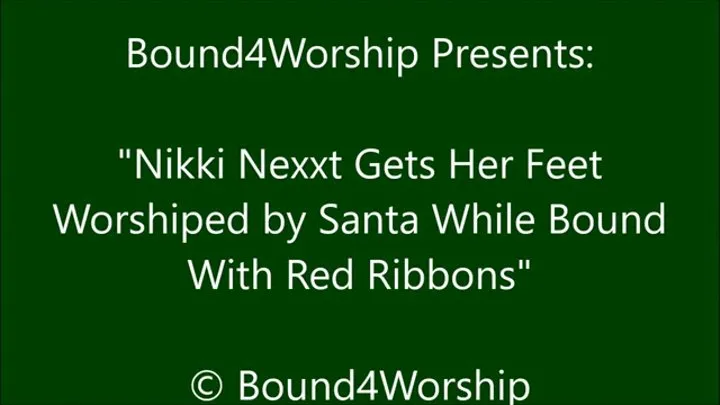 Nikki Nexxt Gets Foot Worship From Santa Claus