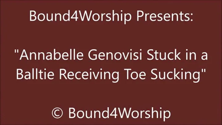 Annabelle Genovisi Gets Foot Worship in a Balltie