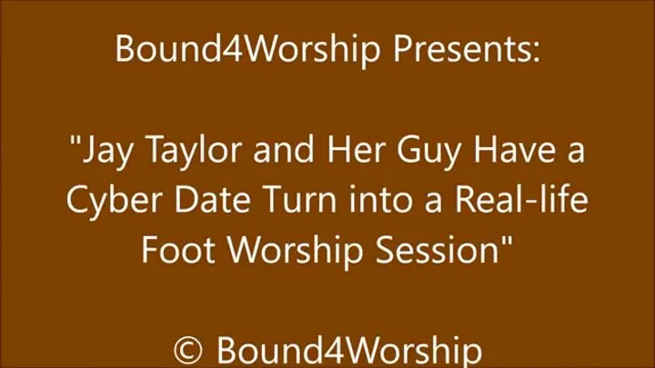 Jay Taylor Enjoys Foot Worship in Self-Bondage