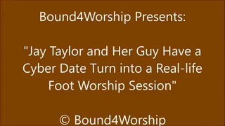 Jay Taylor Enjoys Foot Worship in Self-Bondage