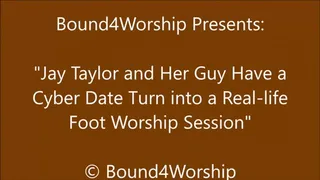 Jay Taylor Enjoys Foot Worship in Self-Bondage