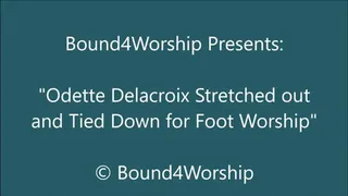 Odette Delacroix Stretched Out for Foot Worship