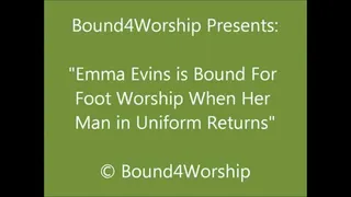 Emma Evins Gets Foot Worship When Her Guy Returns