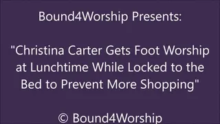 Christina Carter Worshiped After a Morning Chained to the Bed