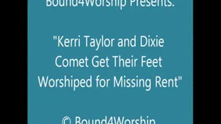 Kerri and Dixie Worshiped by the Landlord