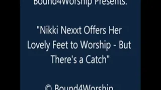 Nikki Nexxt Seduces a Guy into Bound Worship