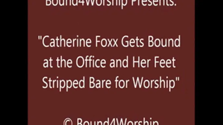 Catherine Foxx Worshiped at the Office - SQ