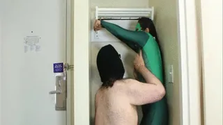 Green Lantern Is Handcuffed And Is Felt Up By The Mad Man (Green Lantern Saga Part 2) ( High Definition)