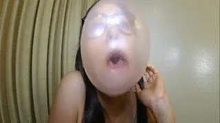 Blowing Big Bubbles With Asian Samantha ( High Definition)