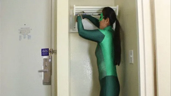 Green Lantern Is Handcuffed And Struggles To Free Herself (Green Lantern Saga Part 1) ( High Definition)