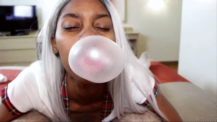 Ebony Shadae Gives Her Step-Dad A Deep Throat Bubble Gum Blowjob ( High Definition)