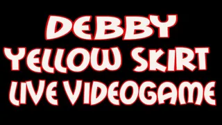 Debby yellow skirt live videogame