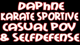 Daphne karate sportive casual POV and selfdefense