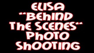 Elisa "behind the scenes" photo shooting