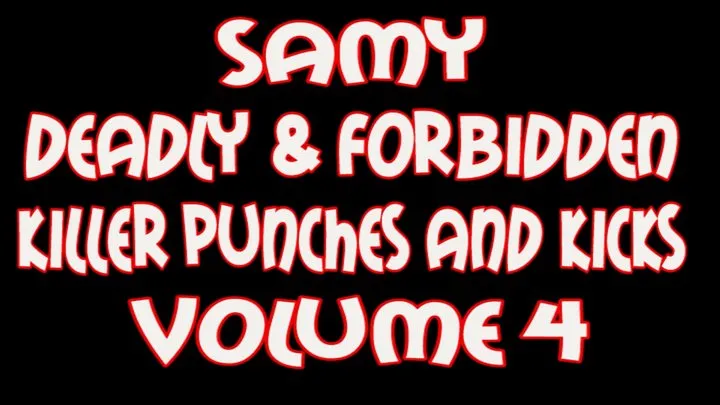 Samy d eadly & forbidden punches and kicks volume 4 (outdoor)