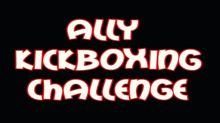 Ally kicboxing challenge