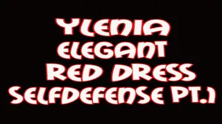 Ylenia elegant red dress selfdefense