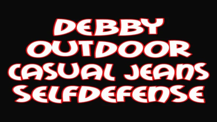 Debby outdoor casual jeans selfdefense
