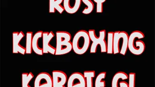 Rosy kickboxing karate gi