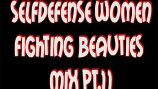 Selfdefense women fighting beauties mix 11