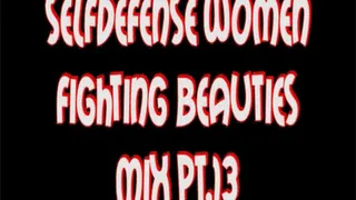 Selfdefense women fighting beauties mix 13