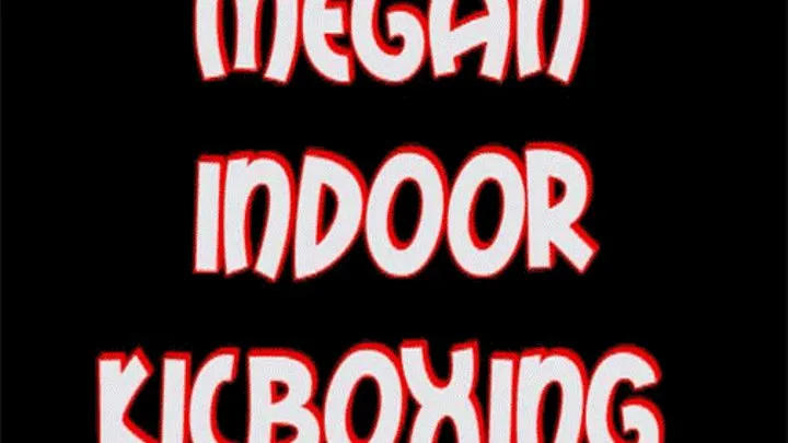 Megan kickboxing indoor