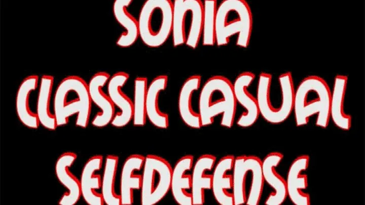 Sonia classic casual selfdefense