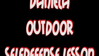 Daniela outdoor selfdefense lesson