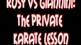 SHORT MOVIE - Rosy Vs Giannini: the private martial arts lesson