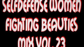 Selfdefense women fighting beauties mix 23