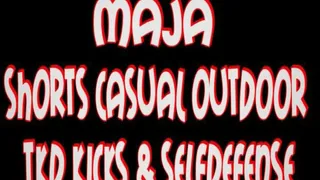 Maja shorts casual outdoor tkd selfdefense