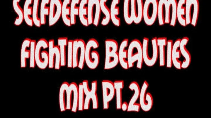 Selfdefense women fighting beauties mix 26