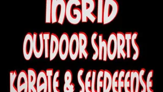Ingrid outdoor shorts karate & selfdefense