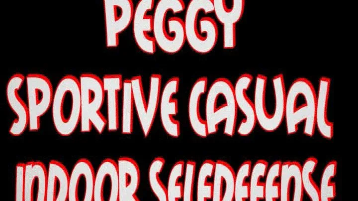 Peggy sportive casual indoor selfdefense