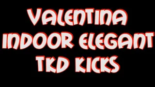 Valentina indoor elegant tkd kicks