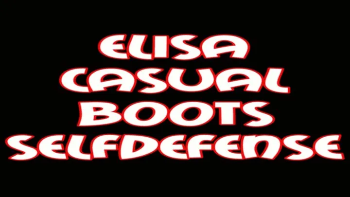 Elisa casual boots selfdefense