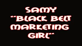 Samy "black belt marketing girl"