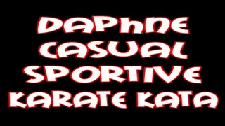 Daphne casual sportive karate kata