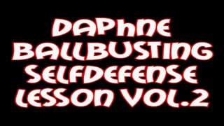 Daphne ballbusting selfdefense lesson volume 2