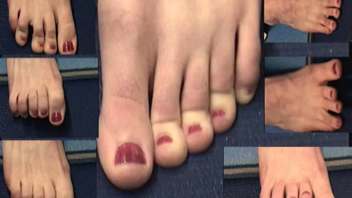 Double-Jointed Blond Toes Pt. 1 HQ