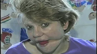 22 Yr OLD CASHIER IS RUBBER BAND BALL-GAGGED, MOUTH STUFFED, HANDGAGGED, OTM & CLEAVE GAGGED
