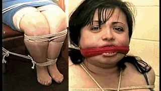 29 Yr OLD FEISTY BBW GETS MOUTH STUFFED, CLEAVE GAGGED, BAREFOOT & TIGHTLY TIED TO A CHAIR