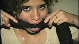 19 YR OLD LATINA HOUSEWIFE WRITES RANSOM NOTE THEN TIES, GAGS & HANDCUFFS HERSELF & MAKES RANSOM CALL