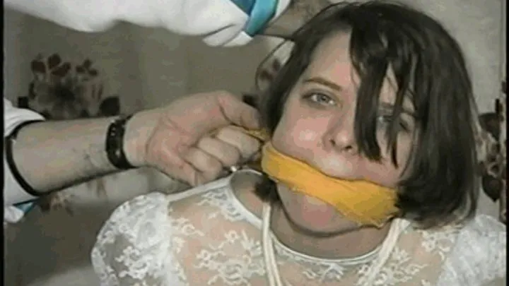 FEISTY, CLEAVE GAGGED, HOG-TIED HOSTAGE